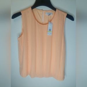 Women's Calvin Klein Bubble Hem Blouse NWT